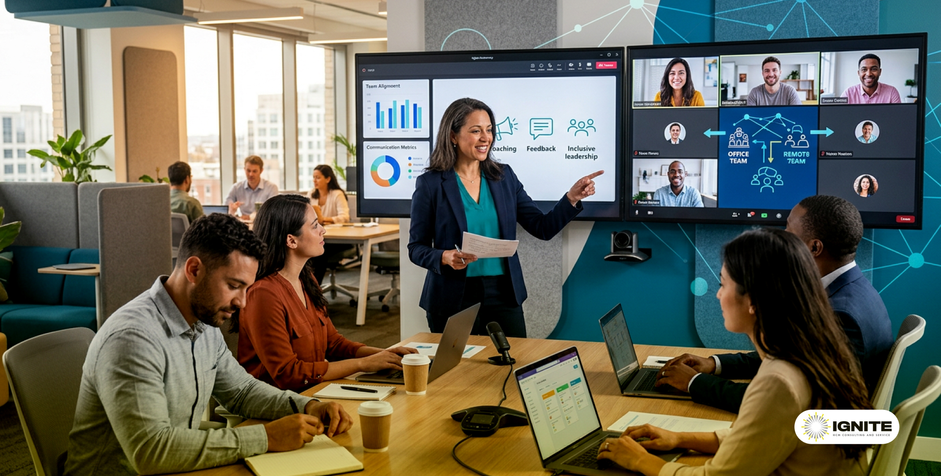 Train Managers for Hybrid Leadership