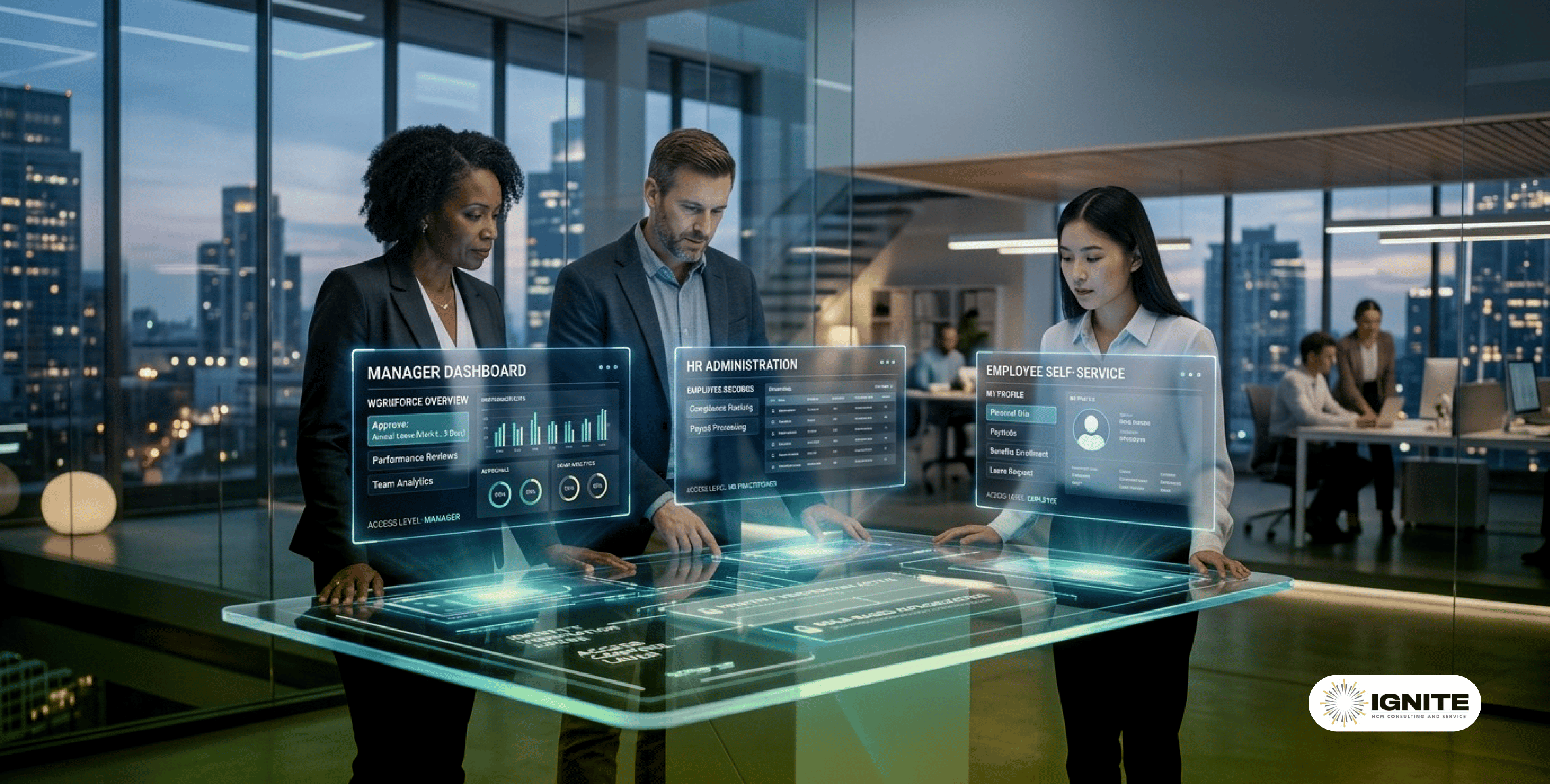 Understand how manager, practitioner, and employee access differ
