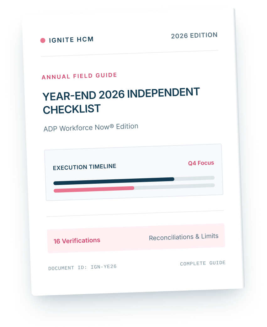 Here is your checklist.